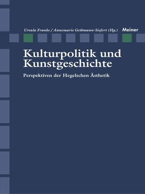 cover image of Kulturpolitik und Kunstgeschichte